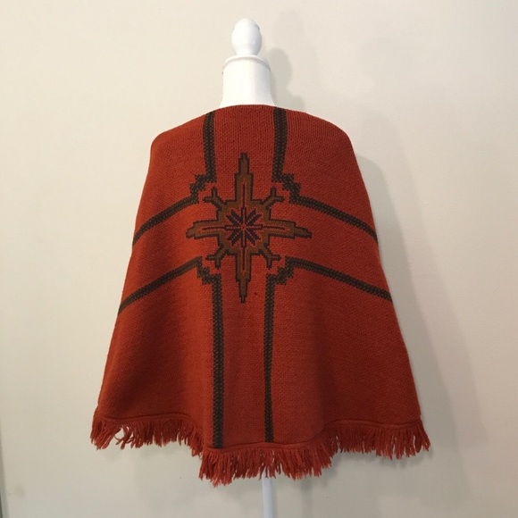 Stampe Sweater Janus of Norway Poncho 100% Wool - Picture 6 of 7